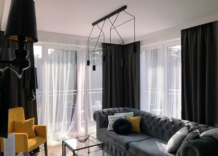 Family & Business Sauna Apartments No1 Lesny Nad Zalewem Cedzyna Unikat - 3 Bedroom With Private Sauna, Bath With Hydromassage, Terrace, Garage, Catering Options